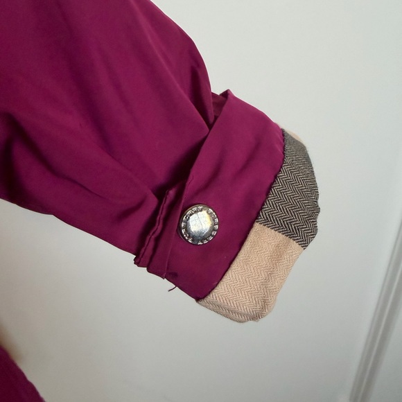 Burberry Baby Hooded Jacket Coat Magenta Pink Nova Check Lining 9–12M - Picture 3 of 11